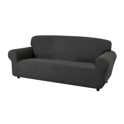 

SUPIN Jacquard Fleece Sofa slipcover Polyester&Spandex 3 Seater Cushion Couch CoverSlipcovers Furniture Protectors 7383