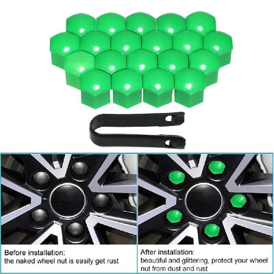 

20pcs Universal 19mm Wheel Nut Covers Lug Nut Caps Screw Protector