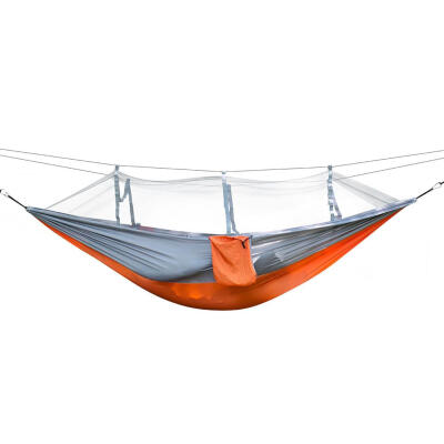 

Outdoor Camping Mosquito Net Nylon Hammock Hanging Bed Sleeping Swing