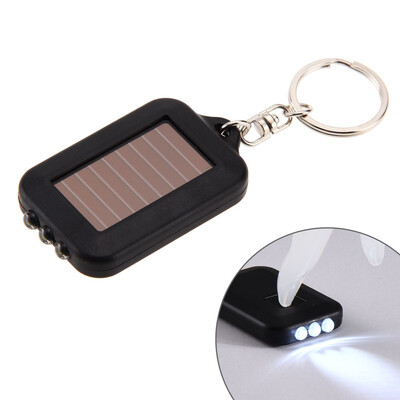 

Multifunctional Solar Energy 3 Light LED Electric Torch Key Chain Accessory