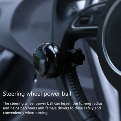 

Useful Car Truck Steering Wheel Aid Power Handle Assister Spinner Knob Ball UK