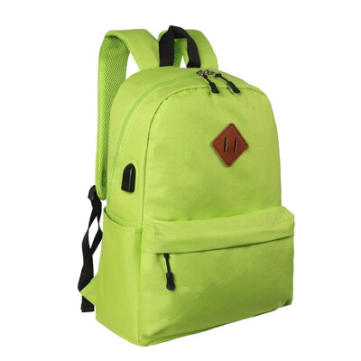 

Men&Women Backpack Casual Travel Bag Students Bag USB Port Outdoor Backpack Black