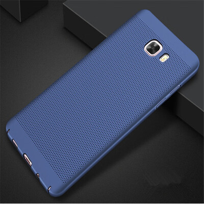 

Goowiiz Phone Case For Samsung C5C5 ProC7C7 ProC9 ProC8J7 Plus Full Protection Slim Hard PC Breathable Grid Back Cover