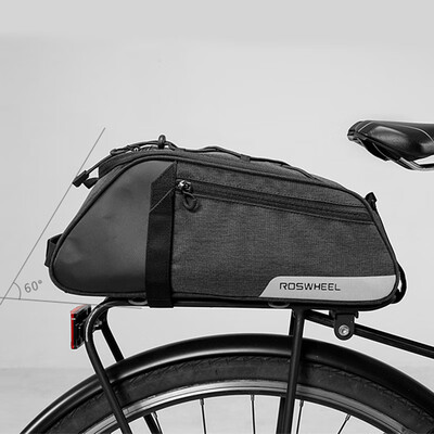 

8L Roswheel Bike Rear Seat Rack Trunk Bag Pack Pannier Carrier Pouch Waterproof
