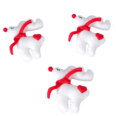

Nordic Christmas Wool Felt Elk Pendant Christmas Tree Decoration Hanging Ornaments Set