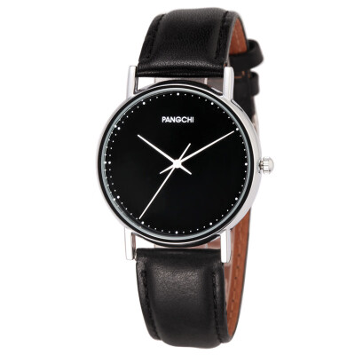 

Belt test watch female student Han version very simple waterproof trend ulzzang personality black&white quartz watch girl