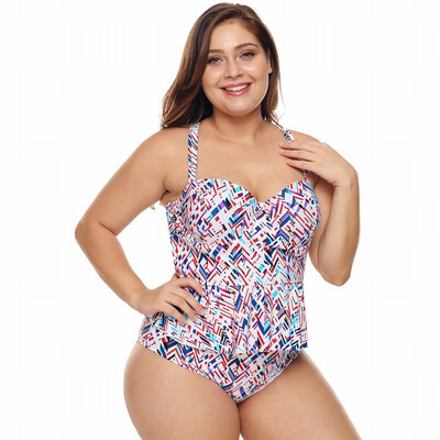

Bikini Womens Swimwear sense Plus Size split swimsuit