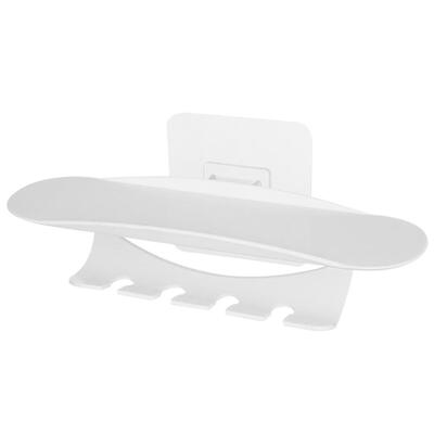 

Self-Adhesive Toothbrush Holder Wall Mounted Toothpaste Storage Rack Shelf