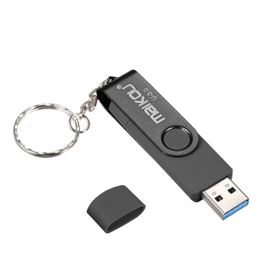 

MaiKou 2-in-1 USB 30 Flash Drive USB Flash Disk Red&128GB