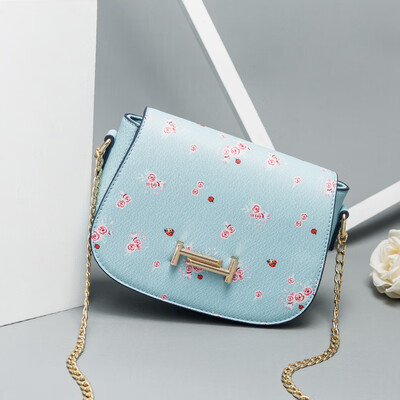 

Summer ins girls on the Korean version of the one - shoulder satchel fashion chain bag simple