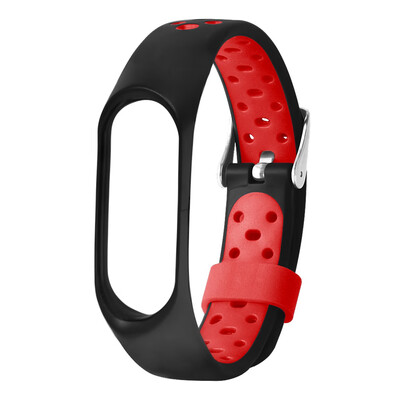 

Band Strap Watch Strap Sport Fashion Air Vent Surface Replaceable TPE Watch Band for XIAOMI MI Band 3
