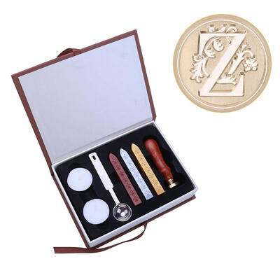

Ancient English Alphabet Letter Metal Sealing Wax Stamps Sticks Candles Set