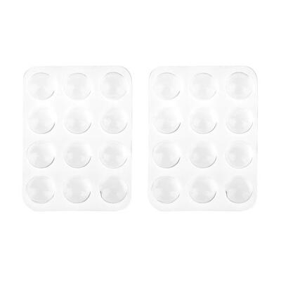 

Clear Non Slip Self Adhesive Bumper Rubber Anti-collision Silicone Mat Pad