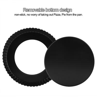 

Greensen 9 Inch Non-stick Pizza Bakeware Removable Loose Bottom Tart Pie Pan