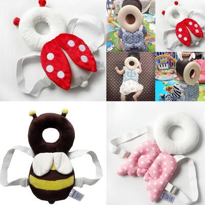 

Newborn Baby Head Protector & Back Pillow Toddler Stand Learning Drop Pad Baby
