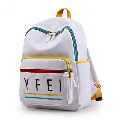 

Tailored Students Backpack Large Capacity Alphabet Bag Fashion Travel College Backpack