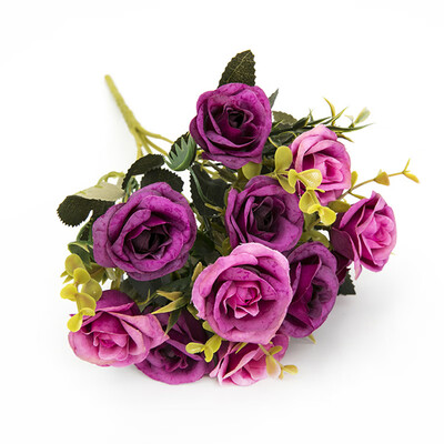 

Craft Simulation Bouquet Fake Rose Flower Office Home Decor Artificial Rose