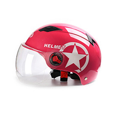 

Bike Motorcycle Half Face Helmet Sunscreen Ultraviolet-proof Protective Unisex Protective Gears Motorcycle Accessories