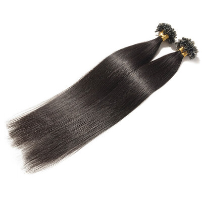 

Invisible NailU Tip Glue Real Remy Human Hair Extensions Real Soft Hair Extensions 1 Piece100 Strands