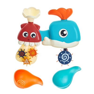 

Century baby babyhood baby play water toys children cartoon whale turn music bath toys BH-732