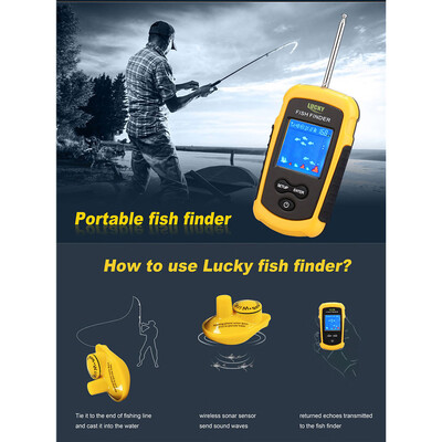 

Saidsome Finder Depth Finder Sonar Alarm Marine Boat Fishfinder Navigation Tools