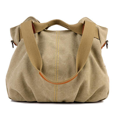 

Fashion Shopping Bag Lady Large Capacity Handbag Canvas Women Shoulder Bags