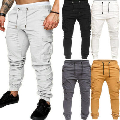 

Men Sport Pants Long Trousers Tracksuit Fitness Workout Joggers Gym Sweatpants