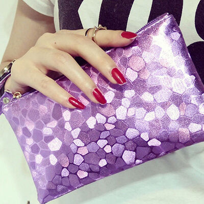 

2019 New Style Hot Womens Fashion Glitter Sequins Evening Party Clutch Bag Wallet Purse Casual Zipper