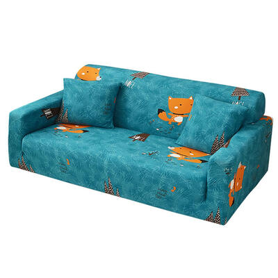 

1pc Elastic Sofa Tight Wrap All-inclusive Sofa Cover Towel2pcs Pillowcases