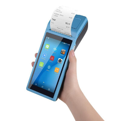 

All in One Handheld PDA Printer Smart POS Terminal Wireless Portable Printers Intelligent Payment Terminal Function BT WiFi US