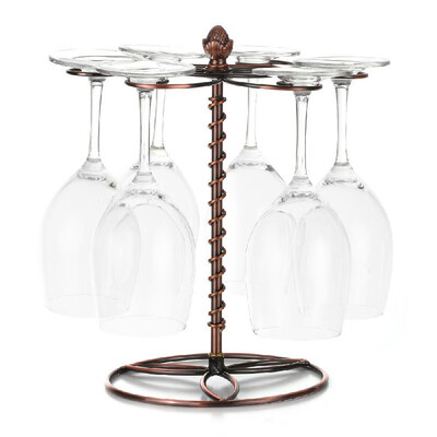 

Wine Glass Rack Red Wine Glass Drying Rack Glass Rack 6 Wine Glass Stemware Storage Display Rack Stand Free-standing Wine Glass Ho