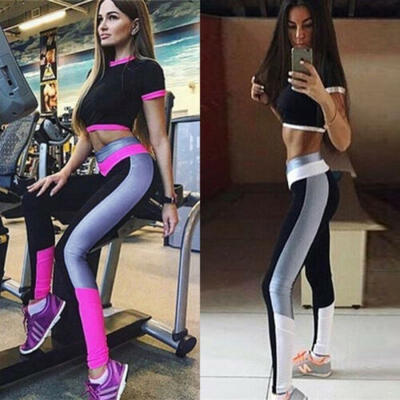 

Women Fitness Yoga Leggings Running Gym Sports High Waist Pants Trousers Hot