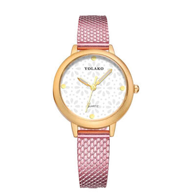 

Business Ladies WristWatch Stainless Steel Souvenir Beautiful Womens quartz Simple Fashionable Temperament clock women 2018 D