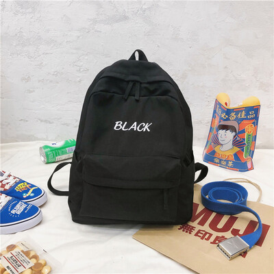 

A Simple Backpack for GirlsCampus Shoulders