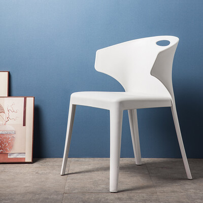 

QUWEIXIONG Plastic chair 4 handles home fashion simple 11833