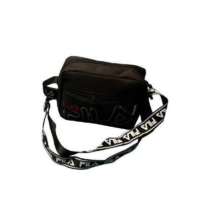 

FILA Fashion Shoulder Bag All-match Square Shape Adjustable Strap for Couple Nylon Single-shoulder Bag