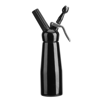 

Cream Foam Maker500mL Black Aluminum Whipped Dessert Cream Butter Dispenser Whipper Foam Maker