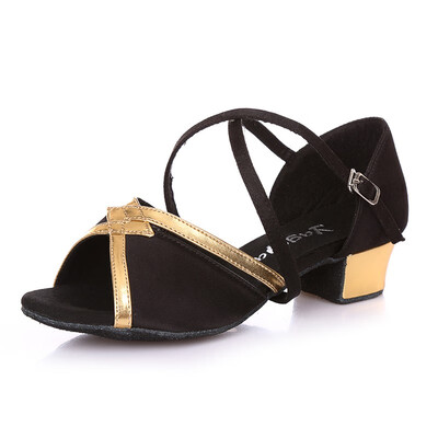 

YAGEYAN zapatos de baile latino de interior para niños niñas de satén zapatos de baile suave y transpirable 4201