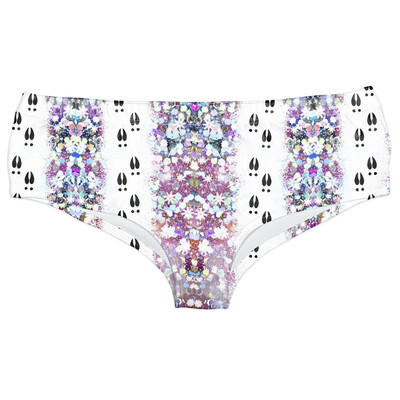 

Toponeto Ladies Hipsters Panties Christmas Themed Women Panties Christmas Print Underwear