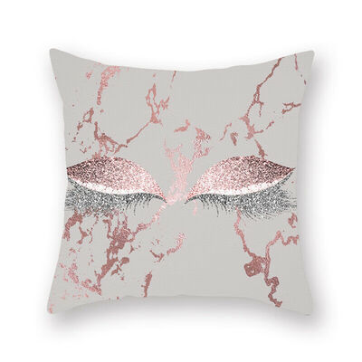 

Eyelash Lash Square Home Sofa Decor Pillow Cover Case Cushion Cover Size 18"