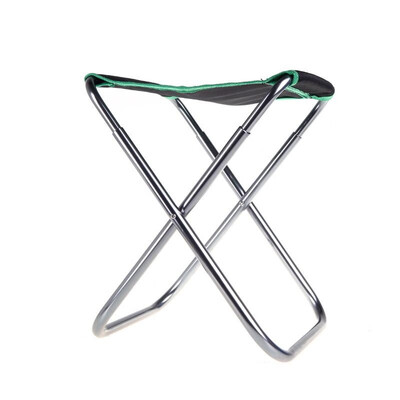 

Portable Folding Aluminum Oxford Cloth Chair Outdoor Patio Fishing Camping with Carry Bag Green
