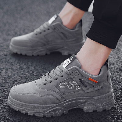 

Summer Korean version of the trend of mens shoes big tooling British Martin short boots wild low to help military boots mens boots breathable tide shoes