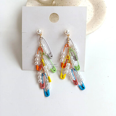 

2019 new brand design fruit color small pin earrings generous fashion temperament summer earrings gift Korean earrings for women