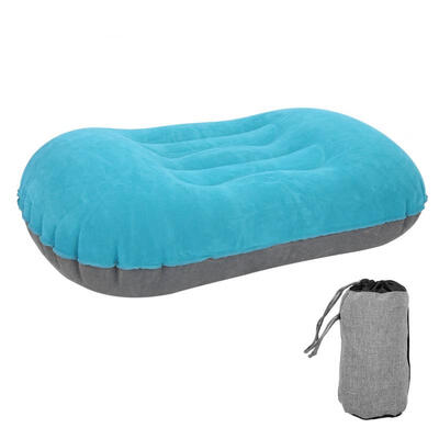 

Greensen Outdoor Portable Camping Air Inflatable Pillow Folding Flocking Plane Head Rest