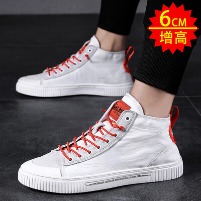 

Mens Shoes In Autumn All-round Casual High-rise Canvas Board Shoes All-round Sports Student Tide Shoes