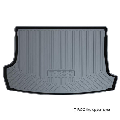

Custom TPO Car Cargo Liner Boot Tray Trunk Floor Mat For VW T-ROC POLO 2006-2018 Years Model Interior Accessories