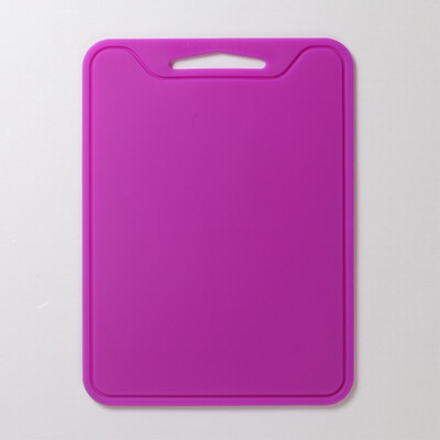 

The silicone cutting board