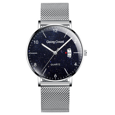 

Wormhole new concept ultra-thin starry trend high school junior high school students watch men fully automatic mechanical waterpro