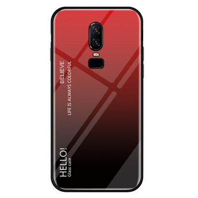 

Gradient Tempered Glass Case Cover for Oneplus 6