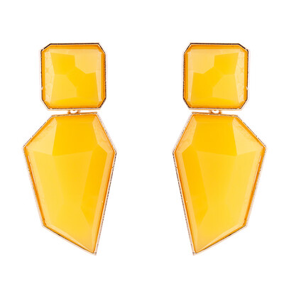 

Solememo 2018 Temperament simplicity Earrings Irregular Geometric Earrings Summer Resin Fashion Women Gift Earrings E3153